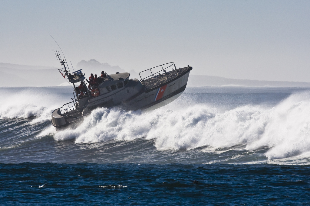 Coast Guard 47' Motor Lifeboat in Morro Bay, CA 04 Dec 2007