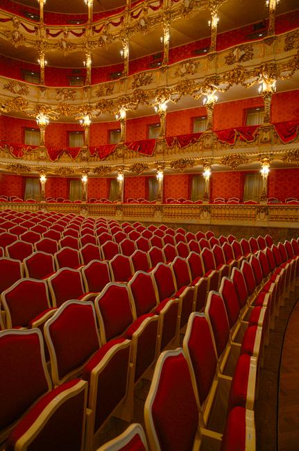 Les fauteuils rouges du Bayerische Staatsoper