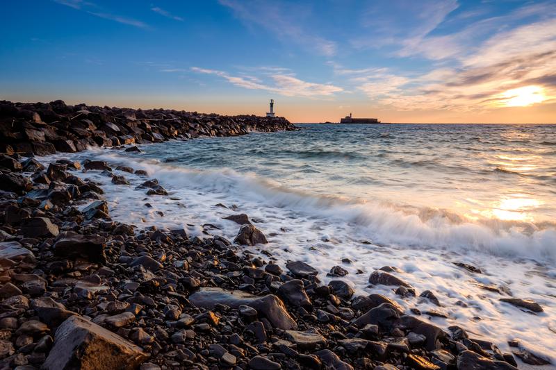 Coucher de Soleil sur Fort Brescou