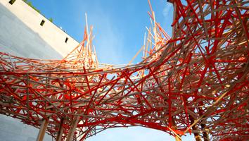 « Hommage à Calder », installation d'Arne Quinze à Nice.