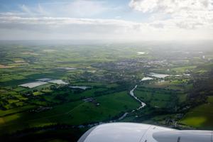 Cork vu de l'avion