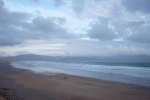 Vue sur la plage de Inch Strand, baie de Dingle