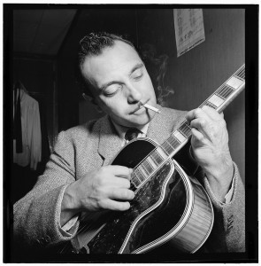 [Portrait of Django Reinhardt, Aquarium, New York, N.Y., ca. Nov. 1946] (LOC)